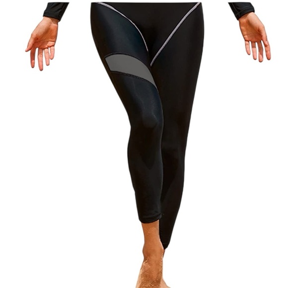 SBART Full Body Rashguard Diving Suit Surfing Snorkeling BLACK/Grey Large NE - Picture 6 of 8